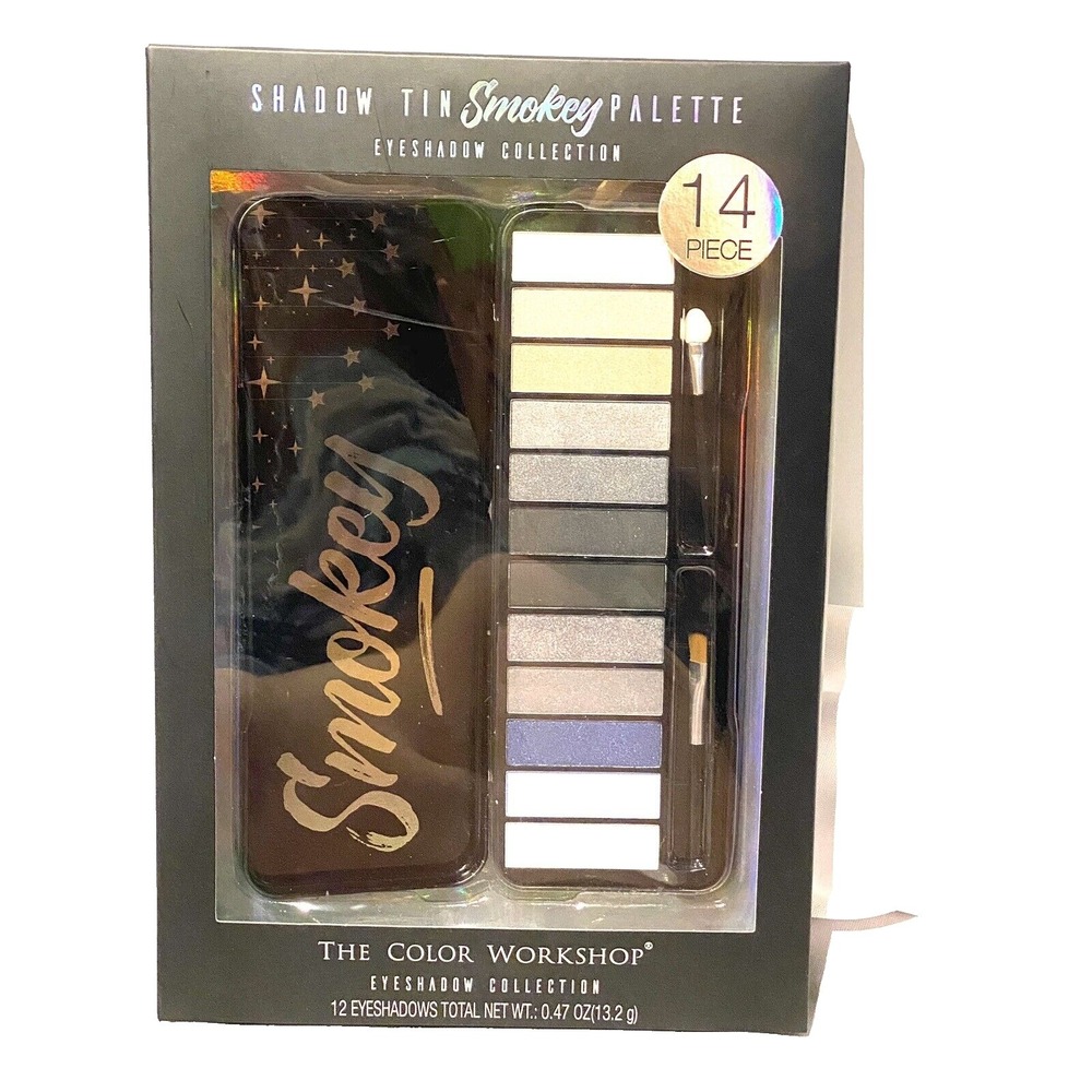 the‎ color workshop eye shadow tin SMOKEY palette collection 12 colors